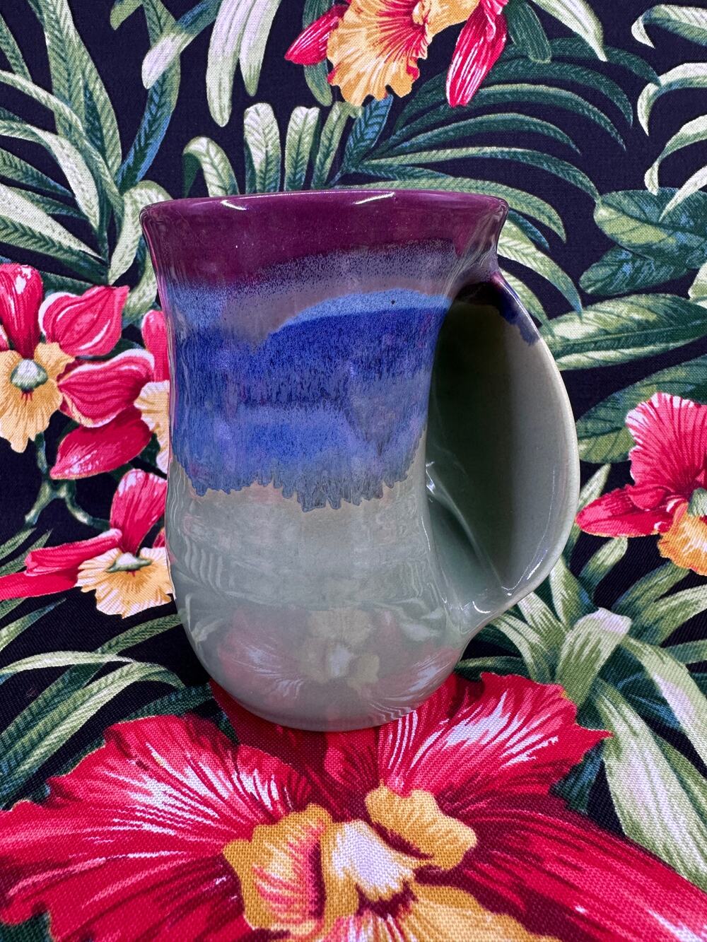 NEHER 2020  Right HANDED POTTERY HAND WARMER COFFEE MUG